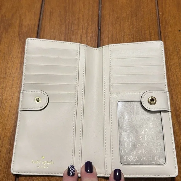 EUC Kate Spade wallet in wine color - Picture 3 of 3